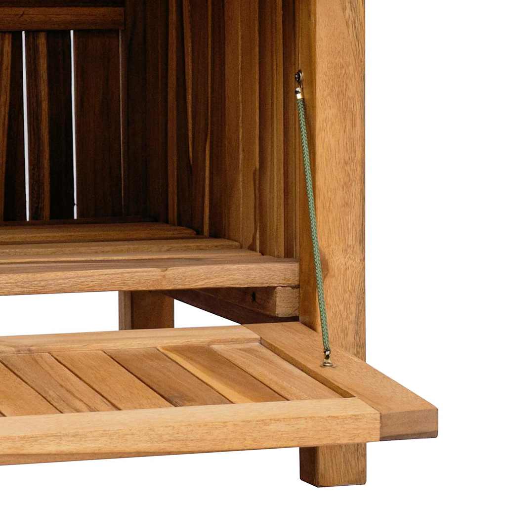 Vrtna klupa s pohranom 114 x 60 x 90 cm Čvrsto teak drvo