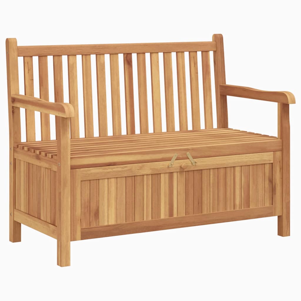 Vrtna klupa s pohranom 114 x 60 x 90 cm Čvrsto teak drvo