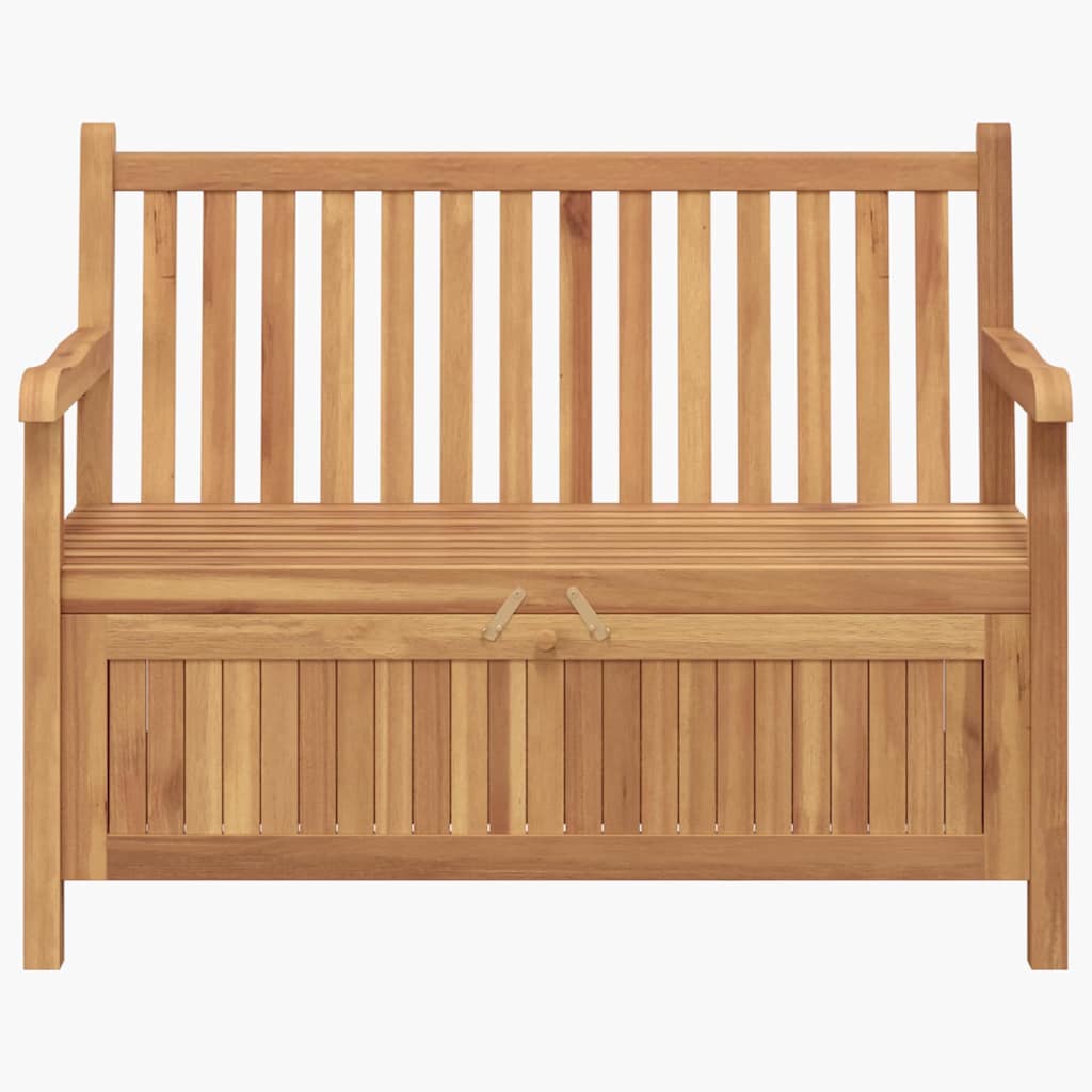 Vrtna klupa s pohranom 114 x 60 x 90 cm Čvrsto teak drvo