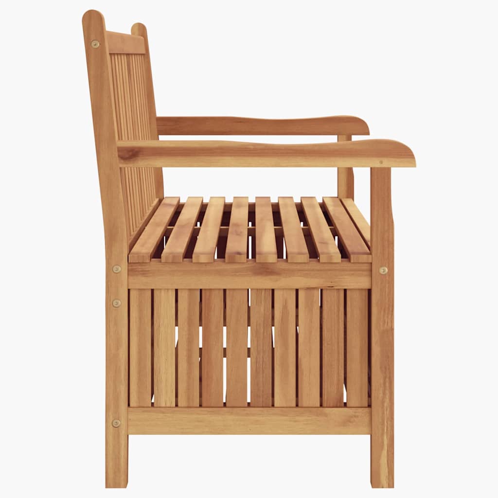 Vrtna klupa s pohranom 114 x 60 x 90 cm Čvrsto teak drvo
