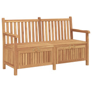 Vrtna klupa s pohranom 150 x 60 x 90 cm Čvrsto teak drvo