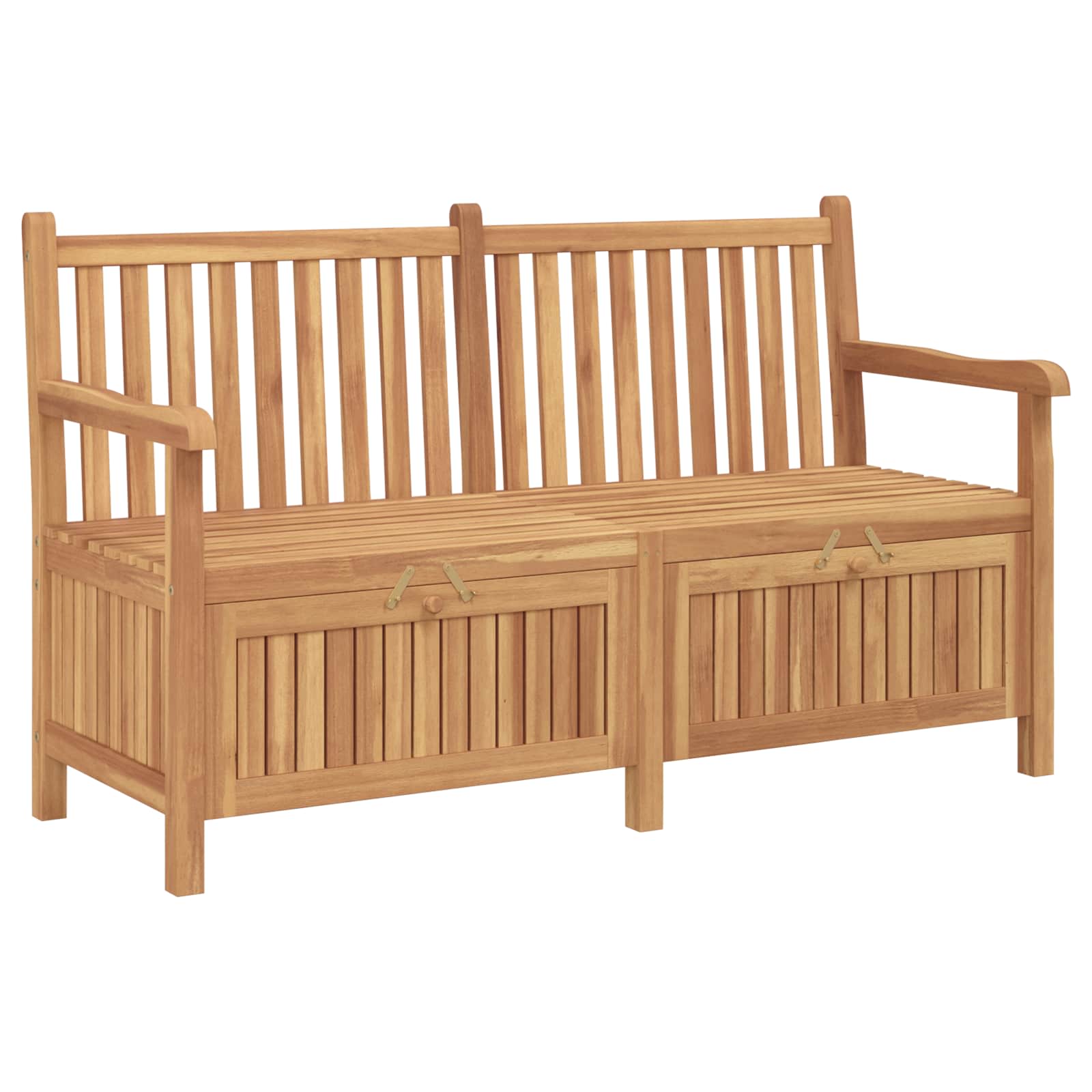 Vrtna klupa s pohranom 150 x 60 x 90 cm Čvrsto teak drvo