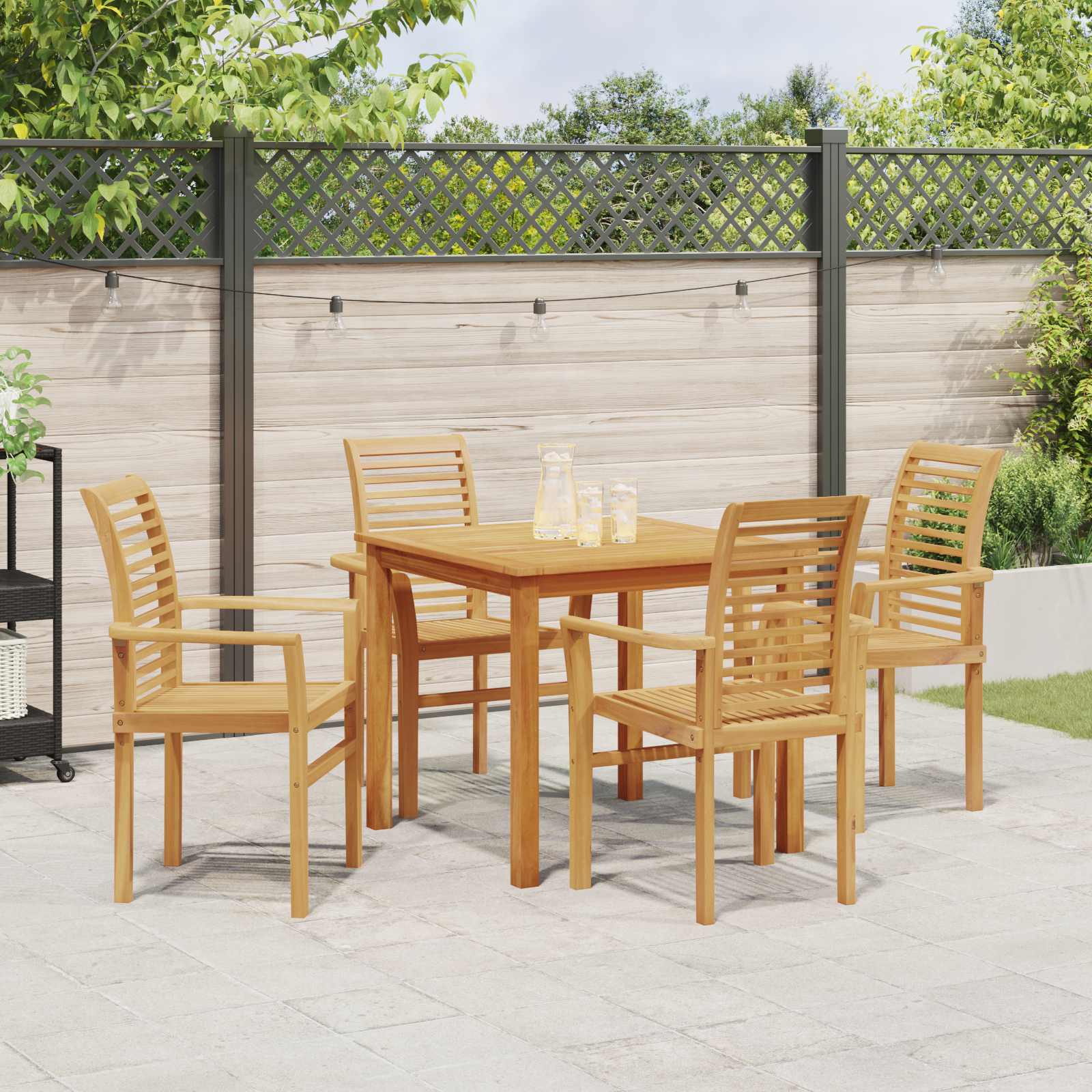 Stolac za blagovanje 4 pcs Smeđa 62 x 55 x 94 cm
