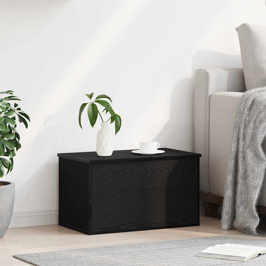 Kutija za spremanje s pohranom Crni hrast 60 x 35 x 35 cm