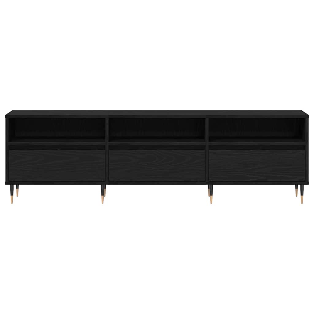 TV ormar Crni hrast 150 x 30 x 45 cm Konstruirano drvo