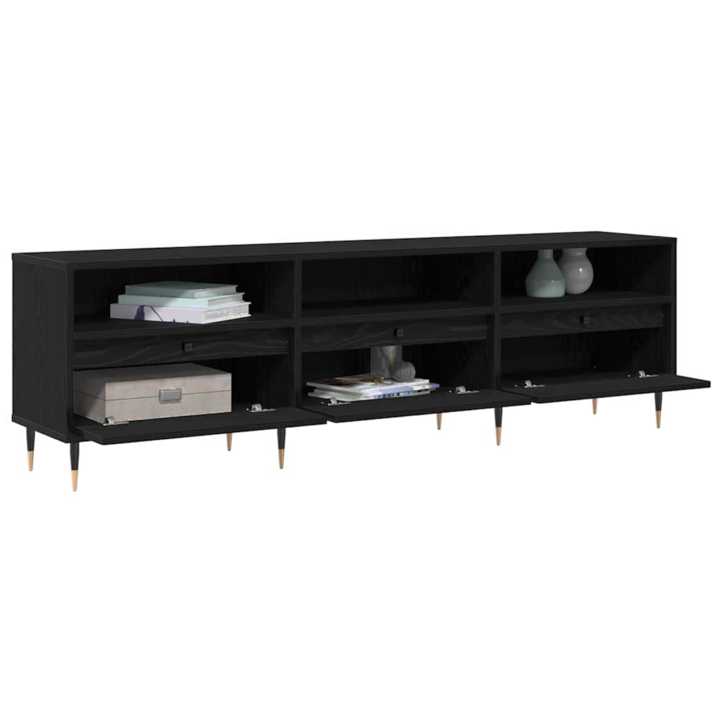 TV ormar Crni hrast 150 x 30 x 45 cm Konstruirano drvo