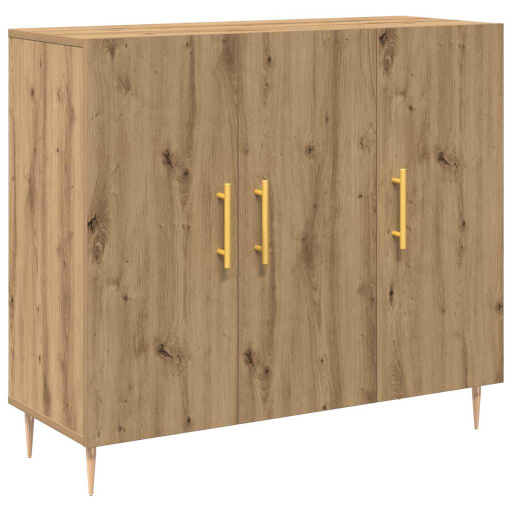 Kreveta Umjetnički hrast 90 x 34 x 80 cm Konstruirano drvo