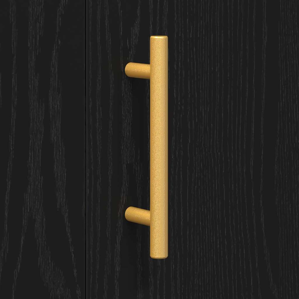 Kreveta Crni hrast 90 x 34 x 80 cm Konstruirano drvo