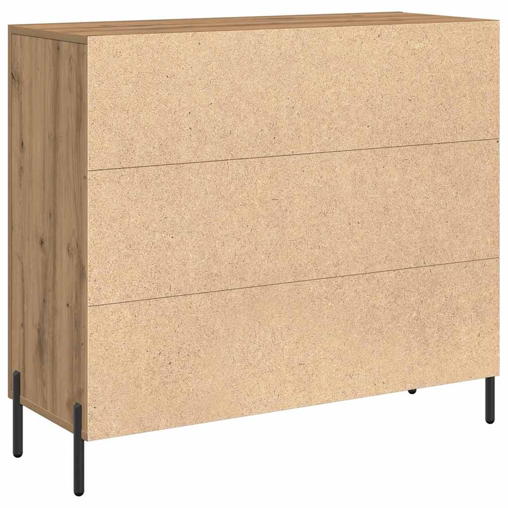 Kreveta Umjetnički hrast 90 x 34 x 80 cm Konstruirano drvo