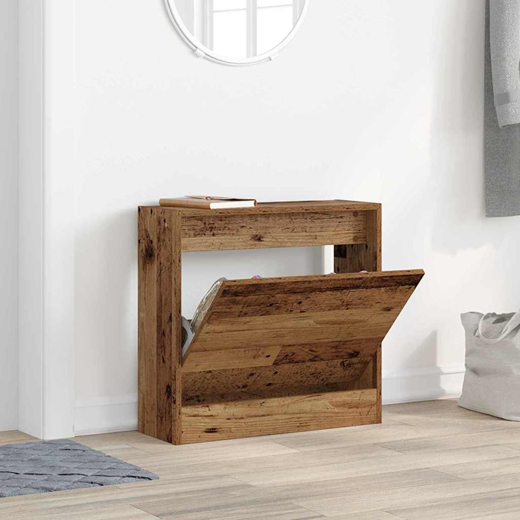 Ormar za cipele Staro drvo 60 x 21 x 57 cm Konstruirano drvo