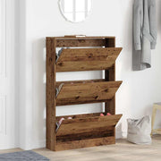 Ormar za cipele Staro drvo 80 x 21 x 125,5 cm Konstruirano drvo
