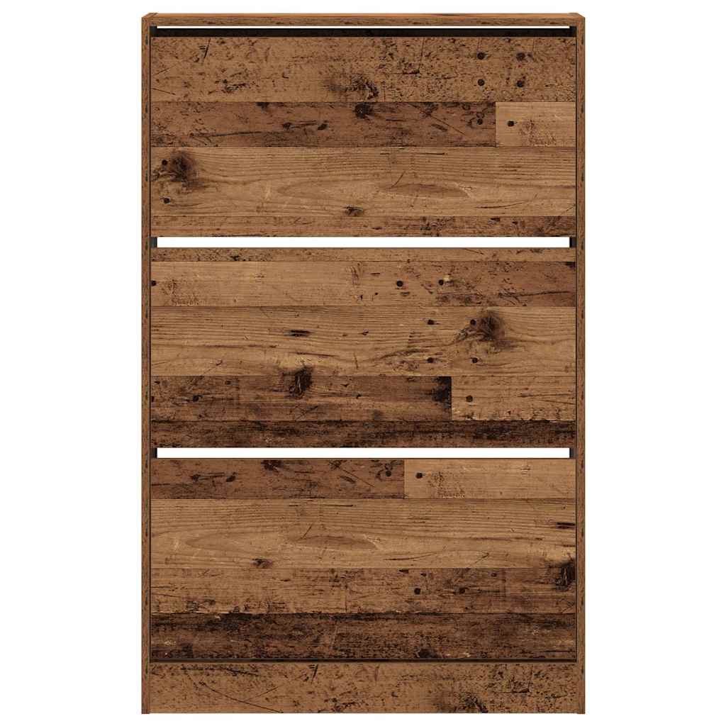 Ormar za cipele Staro drvo 80 x 21 x 125,5 cm Konstruirano drvo