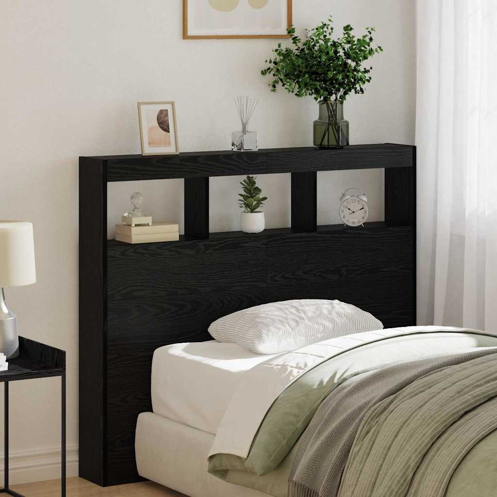 Uzglavlje Crni hrast 120 x 17 x 102 cm Konstruirano drvo