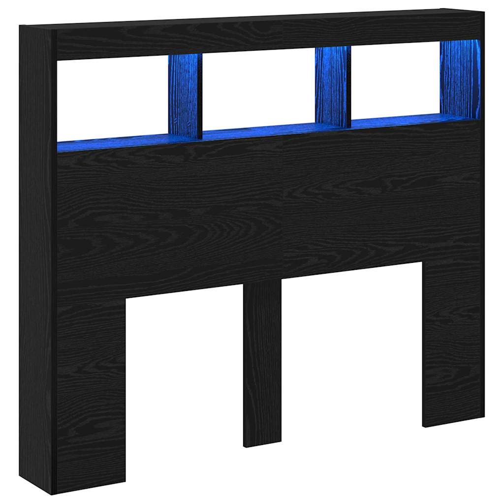 Uzglavlje Crni hrast 120 x 17 x 102 cm Konstruirano drvo