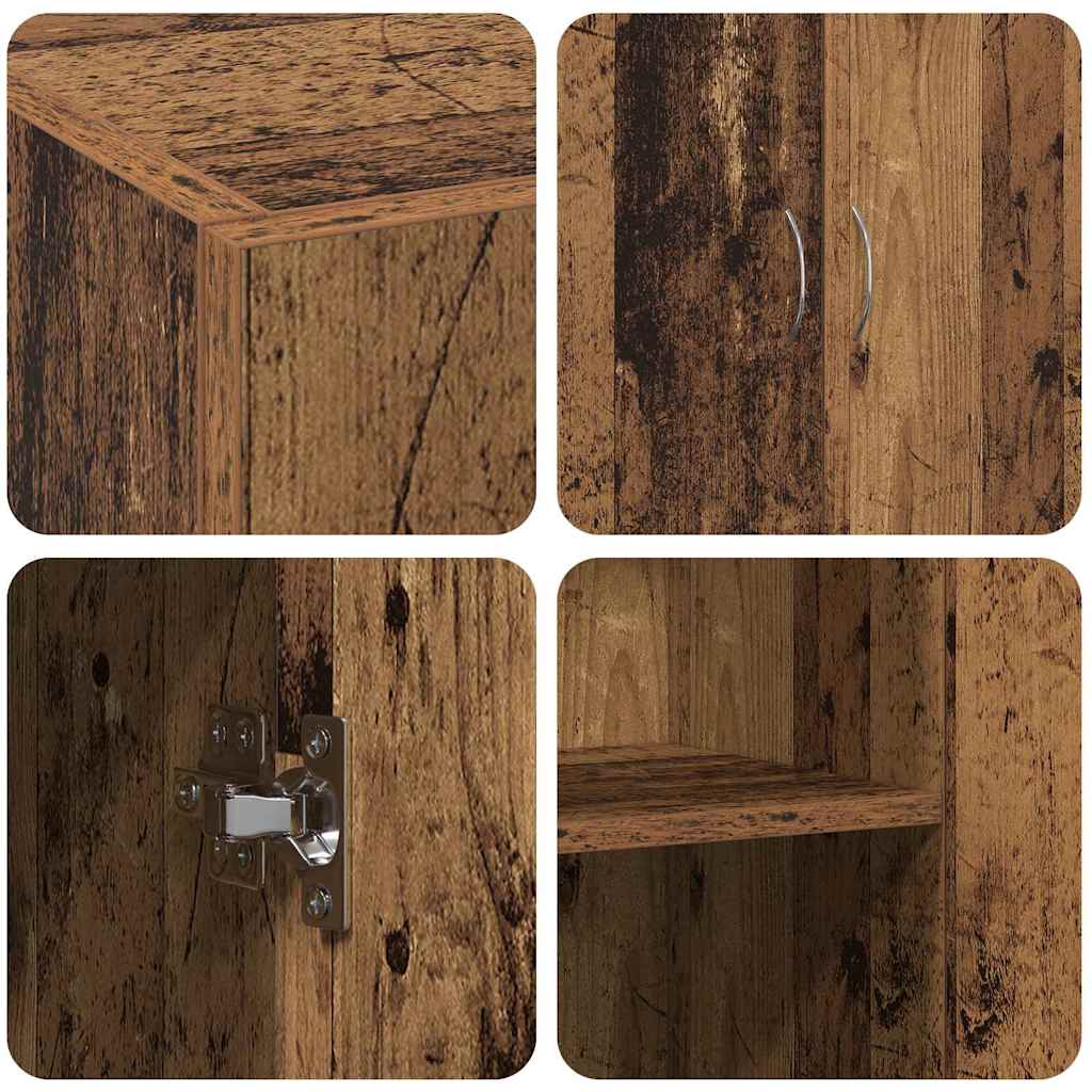 Uredski ormar Crni hrast 70 x 32 x 77.5 cm Konstruirano drvo