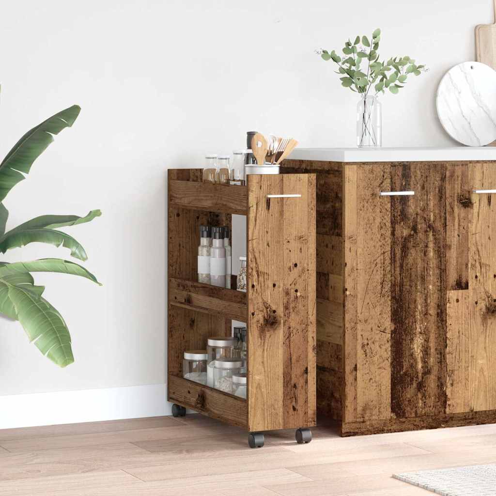 Cabinet s kotačem Staro drvo 60 x 22 x 79 cm