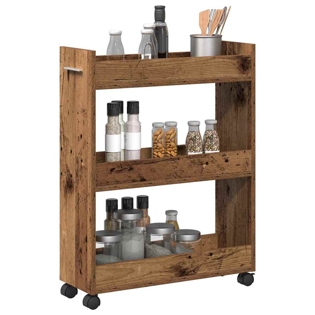 Cabinet s kotačem Staro drvo 60 x 22 x 79 cm