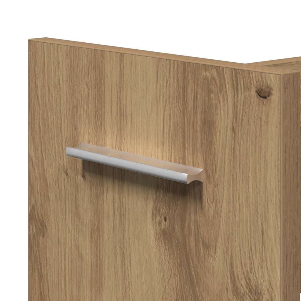 Cabinet s kotačem Umjetnički hrast 60 x 22 x 79 cm