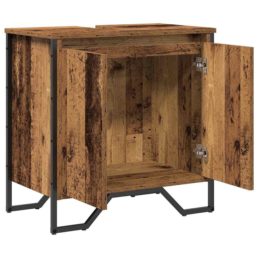 Kupaonski ormarić za sudoper Staro drvo 60 x 35 x 60 cm