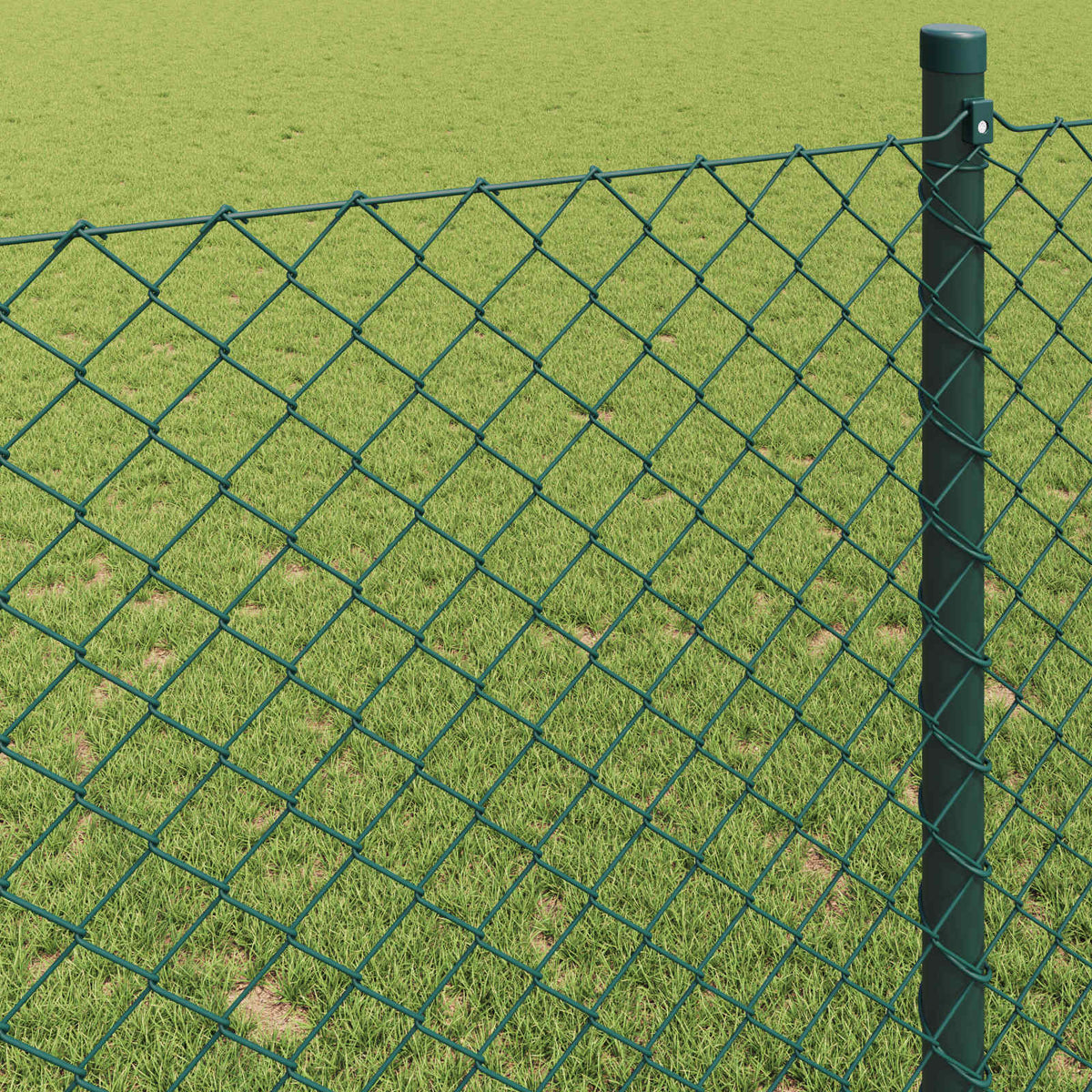 Ograda od lančane veze Zelena