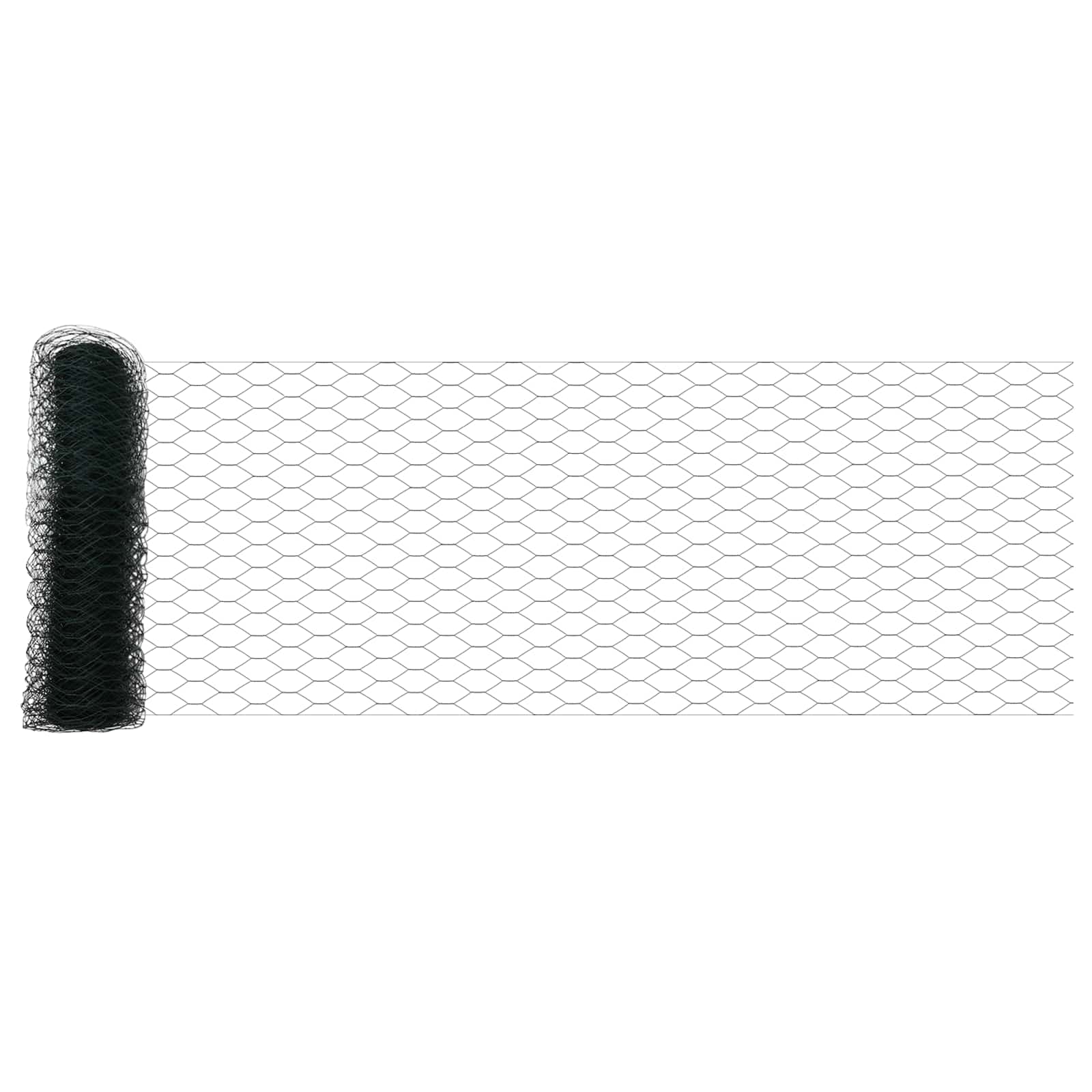 Heksagonalna ograda Zelena 0,6 x 10 m PVC