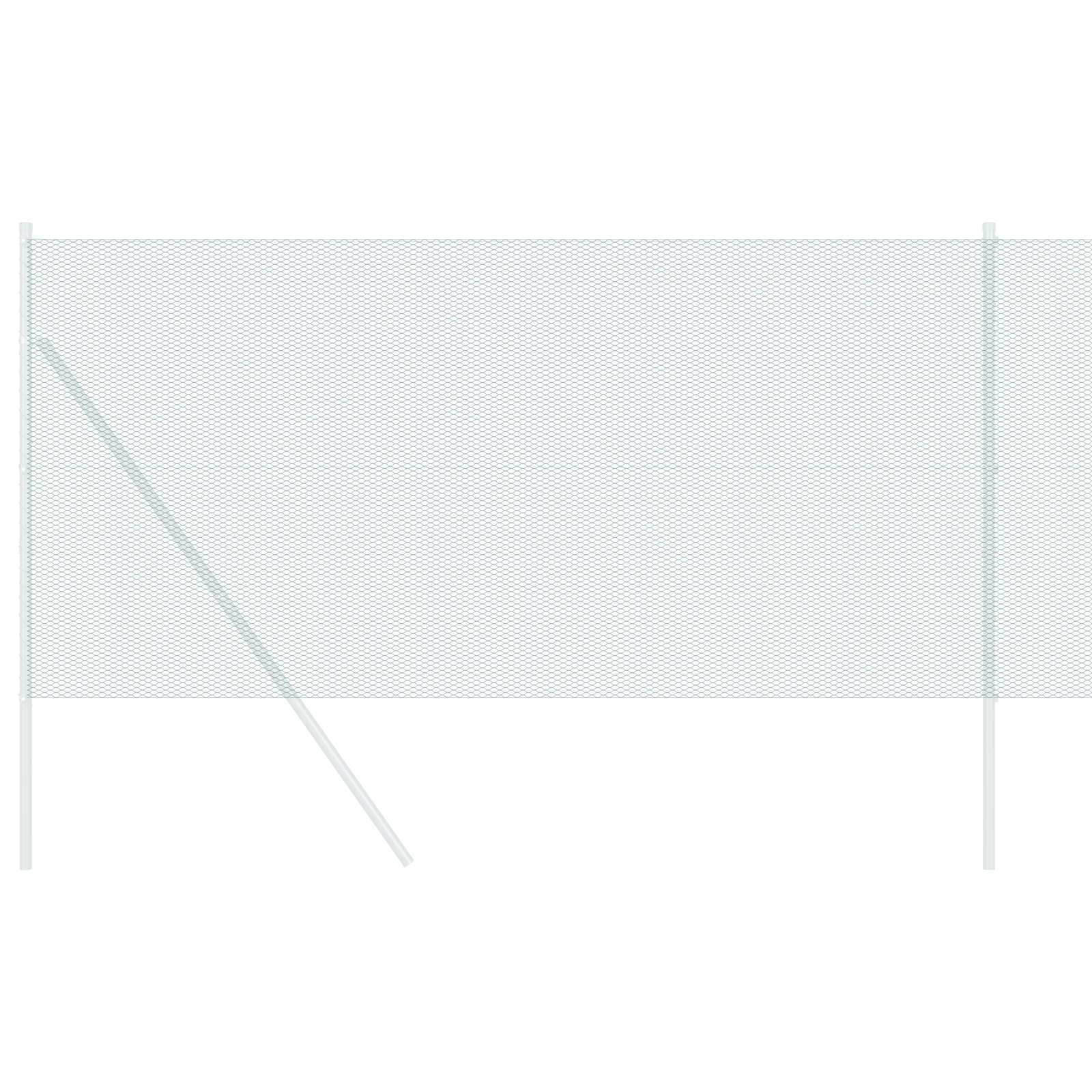 Heksagonalna ograda Zelena 1,4 x 10 m PVC