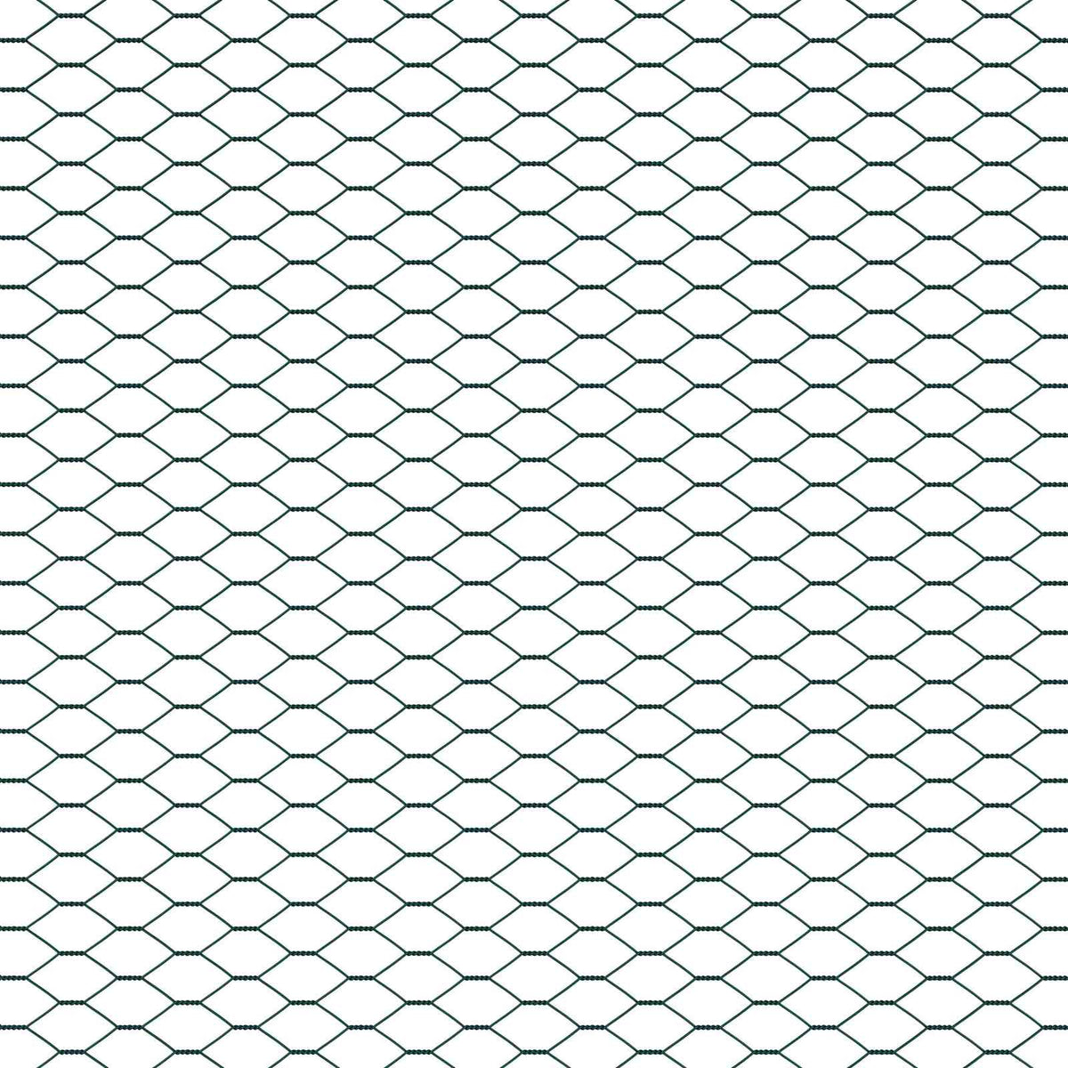 Heksagonalna ograda Zelena 1,4 x 10 m PVC