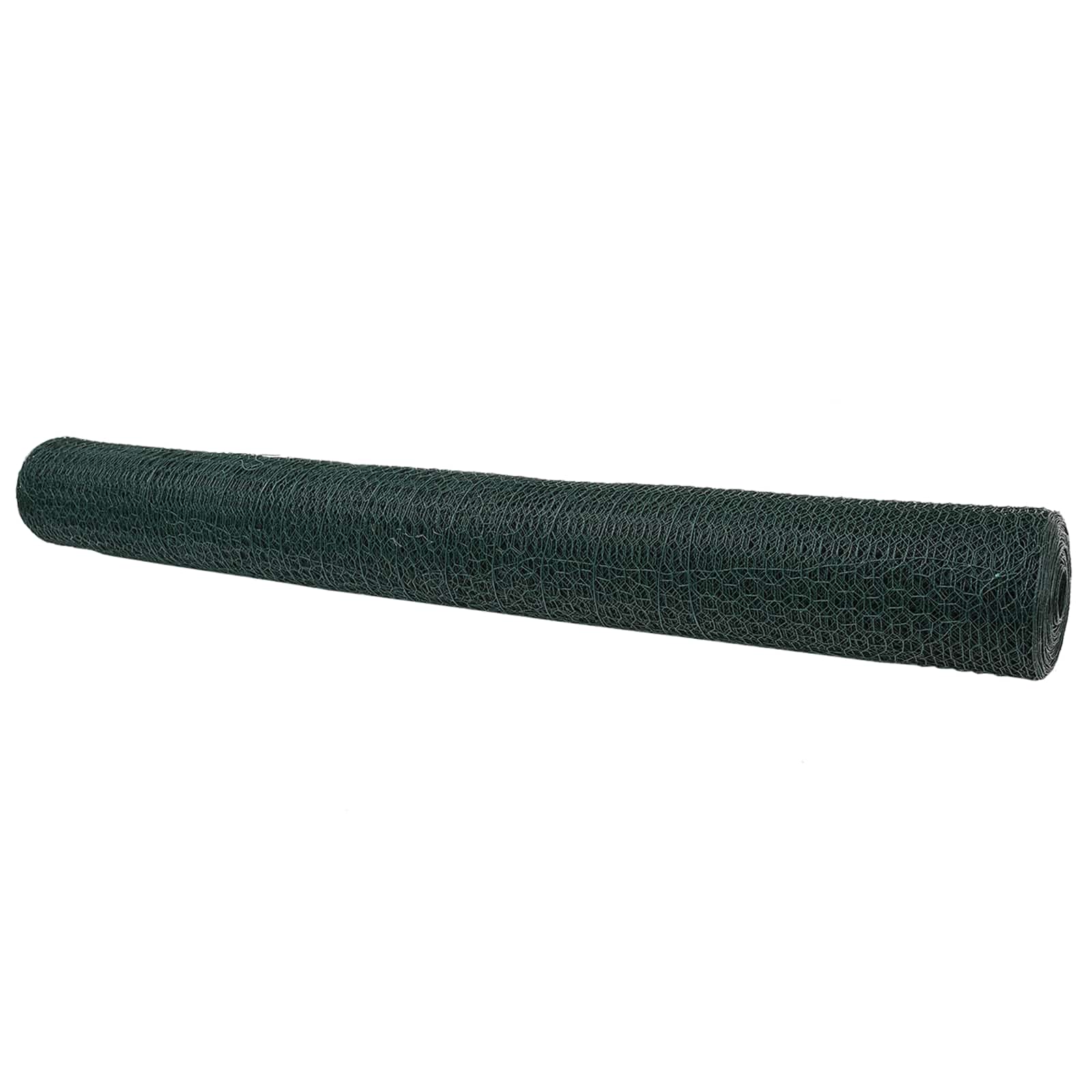 Heksagonalna ograda Zelena 1,4 x 10 m PVC