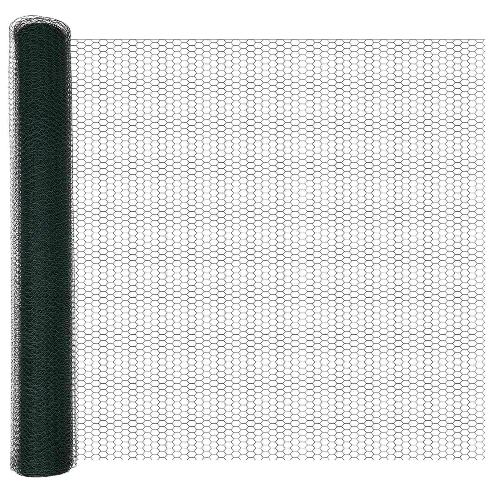 Heksagonalna ograda Zelena 1,4 x 10 m PVC