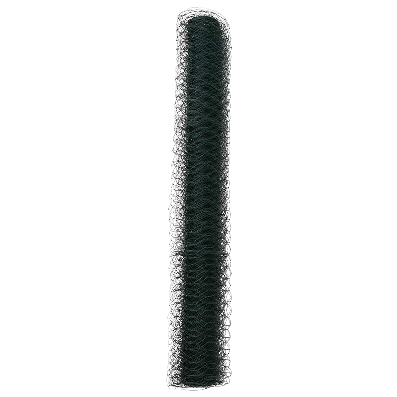 Heksagonalna ograda Zelena 1,4 x 10 m PVC