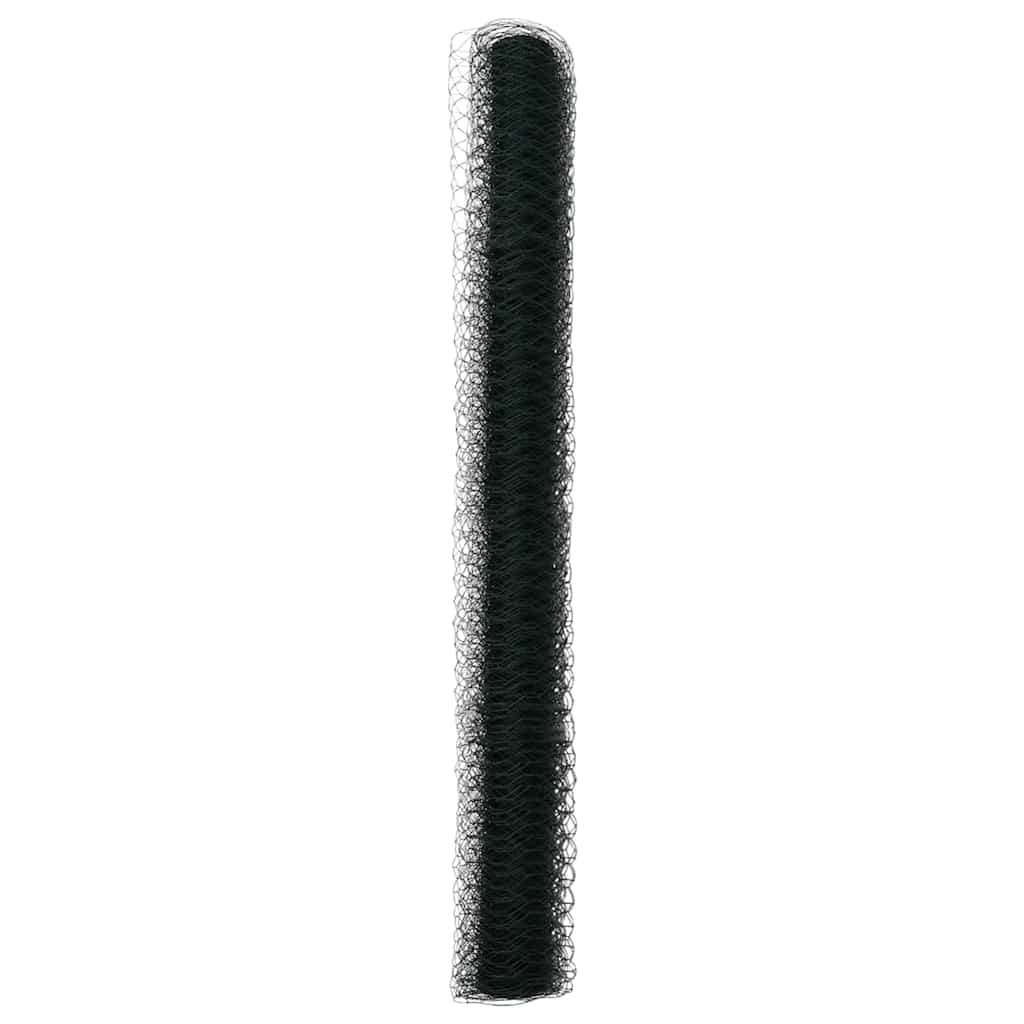Heksagonalna ograda Zelena 1,6 x 10 m PVC