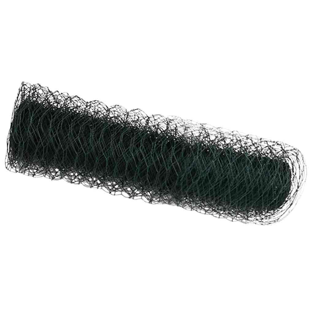 Heksagonalna ograda Zelena 0,8 x 25 m PVC