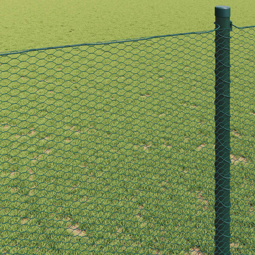 Heksagonalna ograda Zelena 1,2 x 50 m PVC