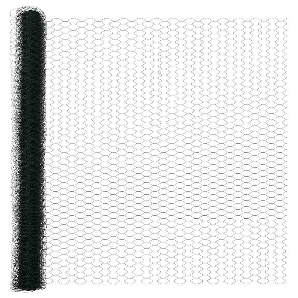 Heksagonalna ograda Zelena 1,5 x 50 m PVC