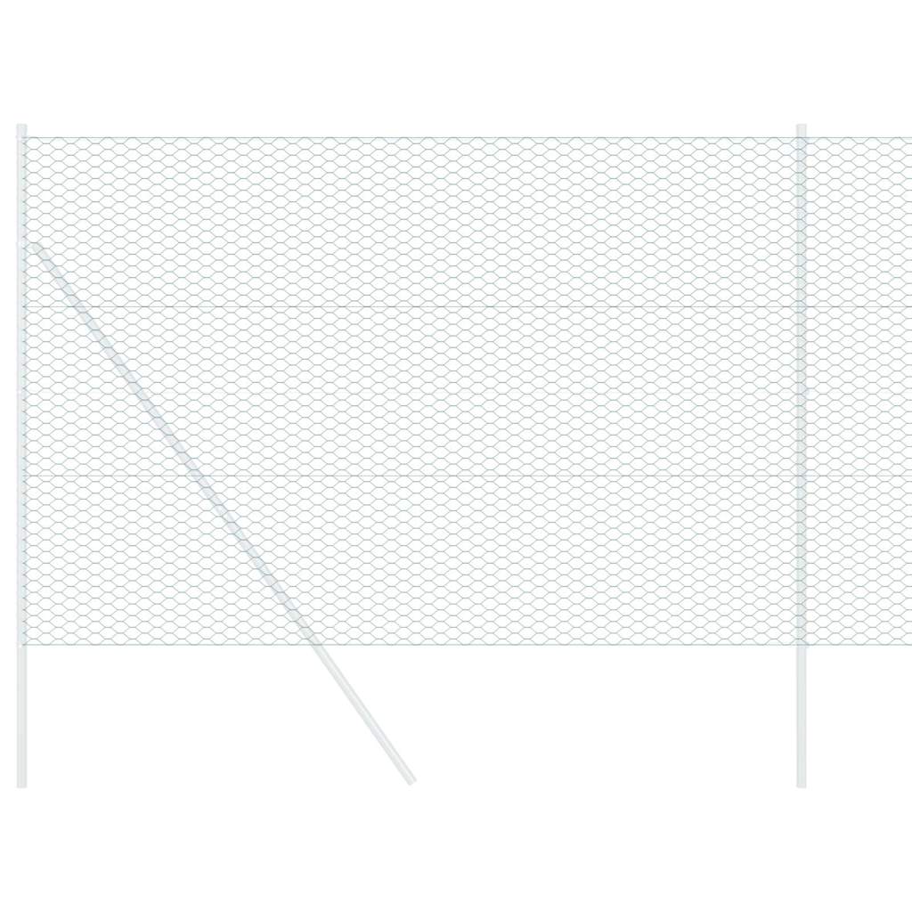 Heksagonalna ograda Zelena 1,5 x 50 m PVC