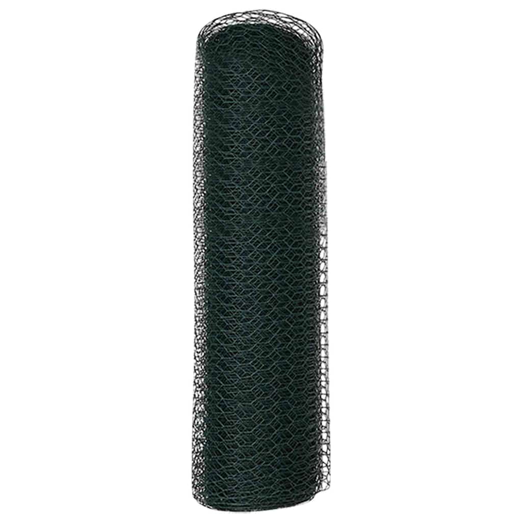 Heksagonalna ograda Zelena 0,6 x 100 m PVC