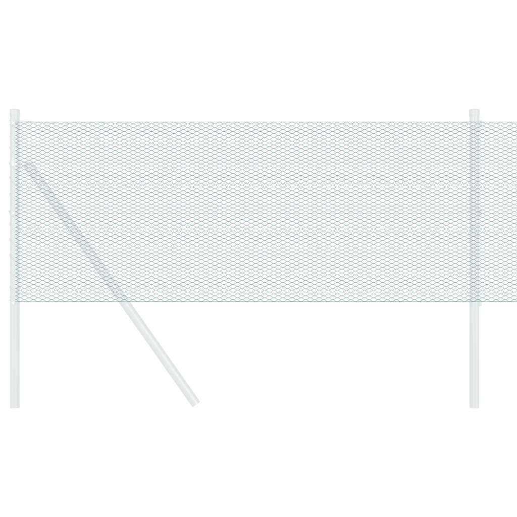 Heksagonalna ograda Zelena 0,8 x 100 m PVC