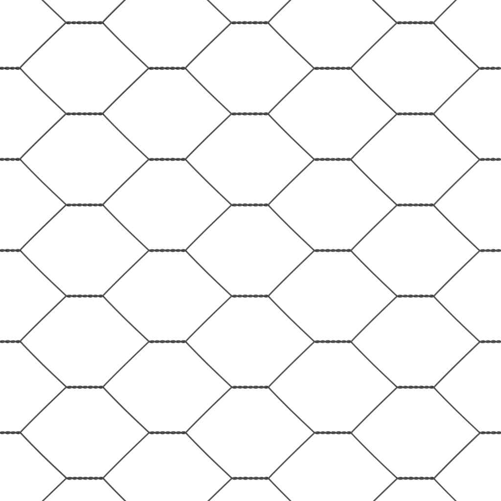 Heksagonalna ograda Siva 0,8 x 25 m PVC