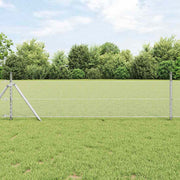 Heksagonalna ograda Srebrno 0,8 x 25 m Pocinčani čelik