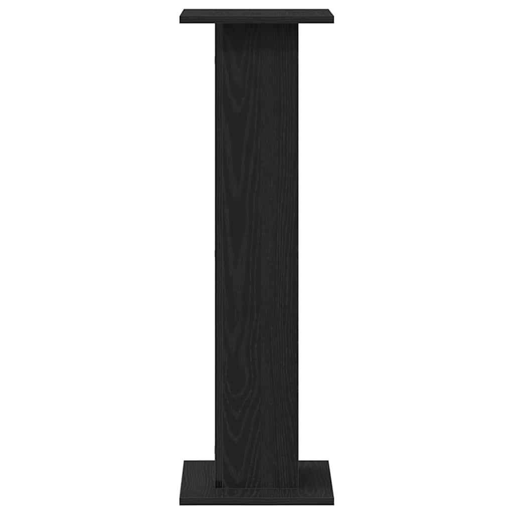Stalak za biljke 2 pcs Crni hrast 30 x 30 x 95 cm