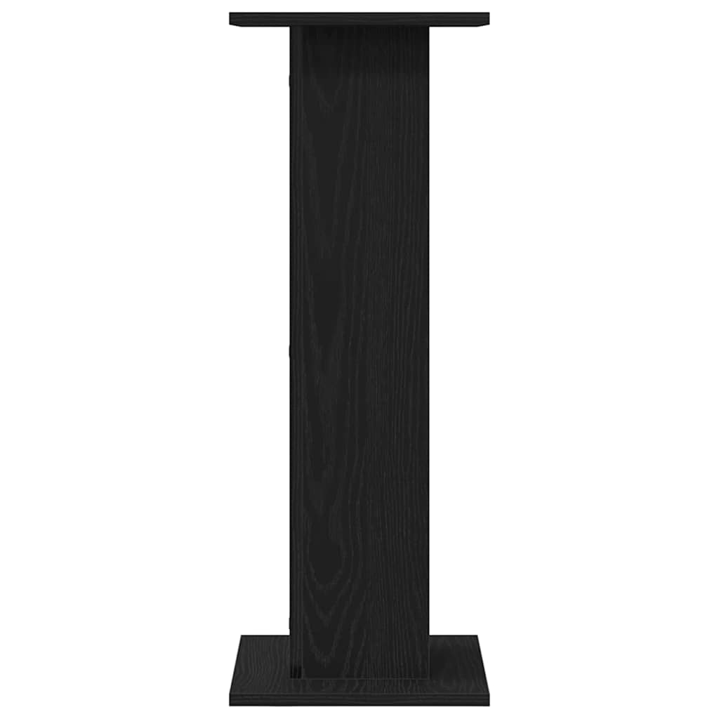 Stalak za biljke 2 pcs Crni hrast 30 x 30 x 80 cm