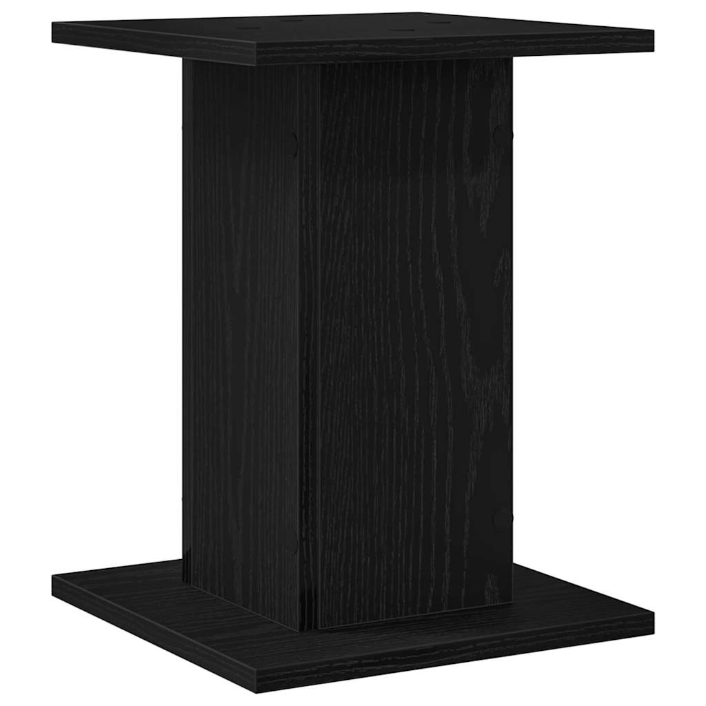 Stalak za biljke 2 pcs Crni hrast 30 x 30 x 40 cm