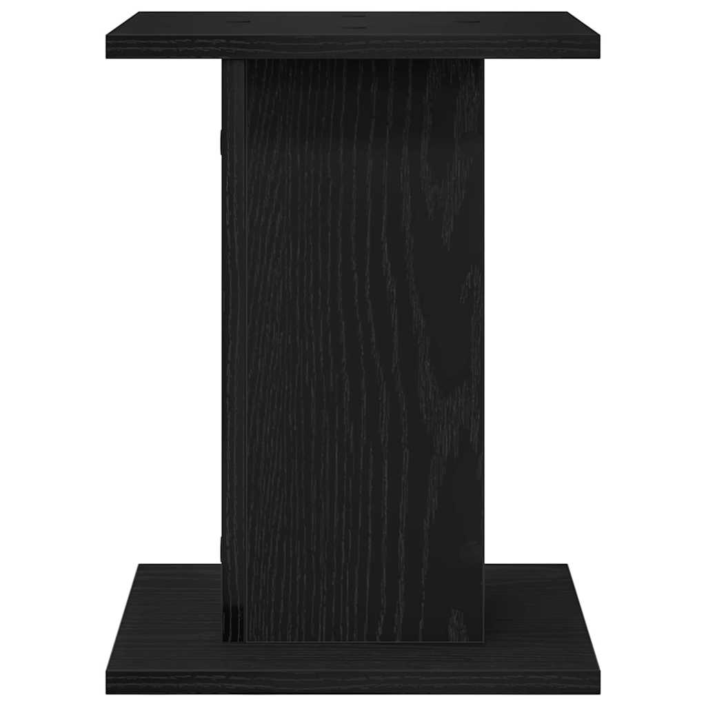 Stalak za biljke 2 pcs Crni hrast 30 x 30 x 40 cm