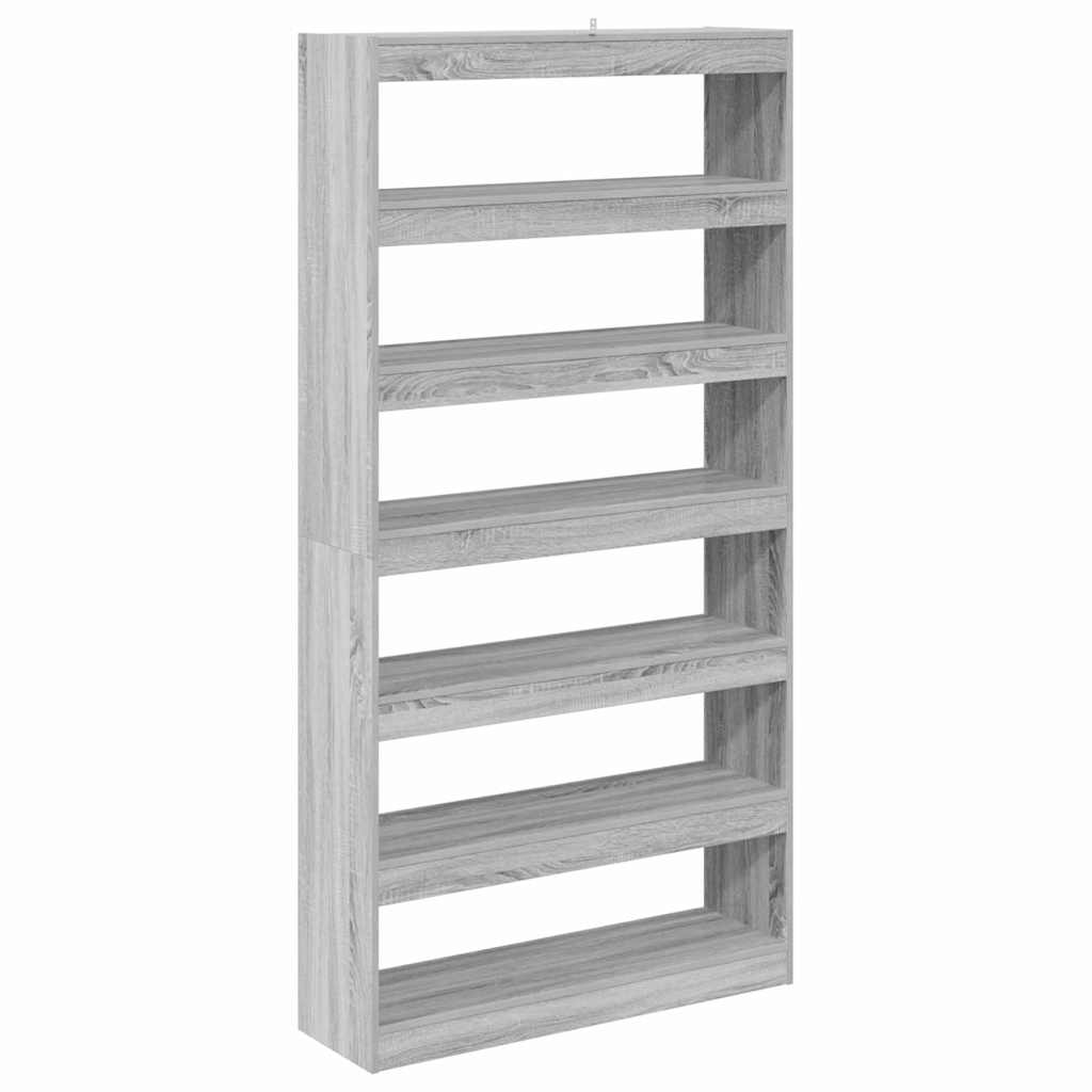 Ormarić za knjige Siva Sonoma 100 x 30 x 198 cm