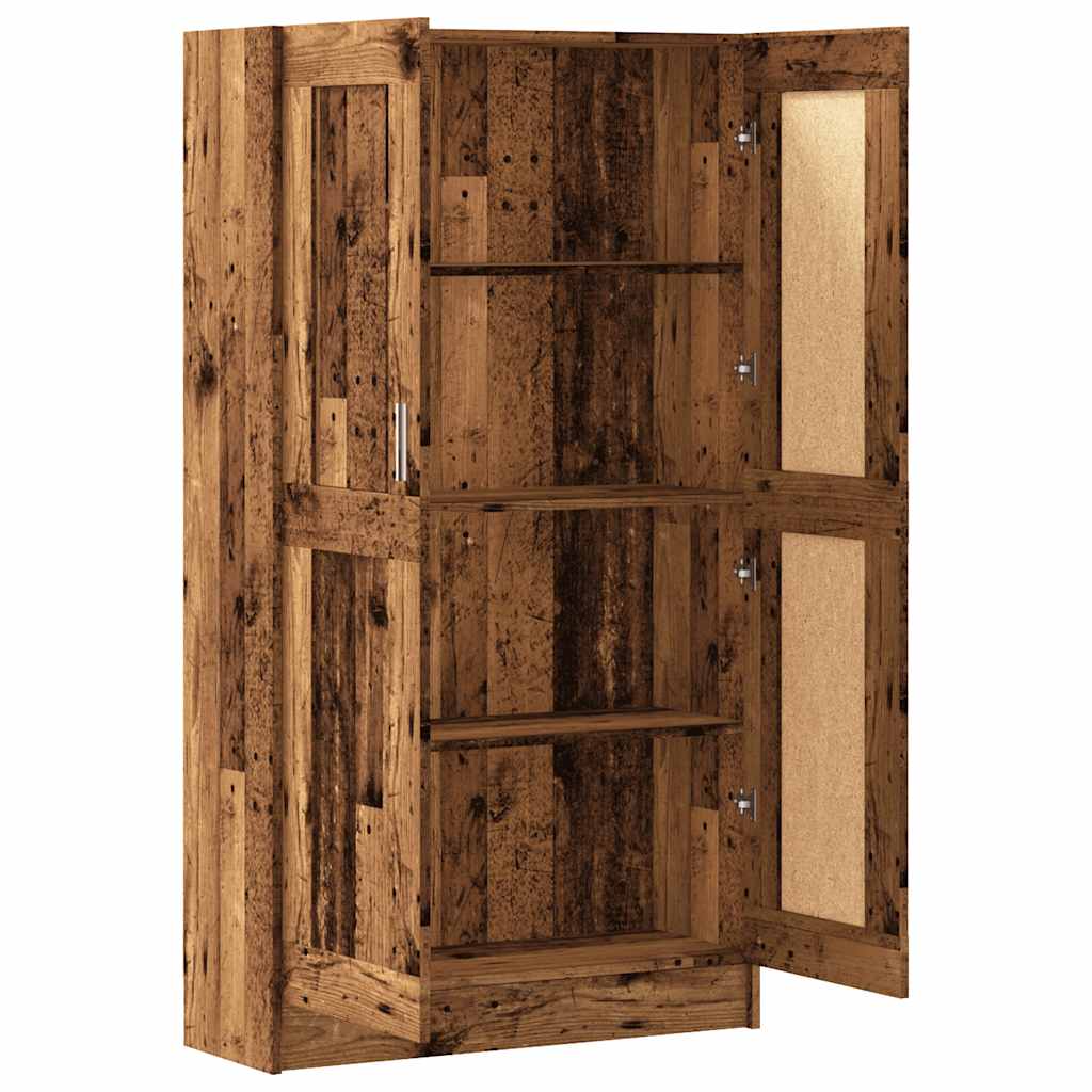 Ormarić za knjige boja drva 82,5x30,5x150 cm konstruirano drvo