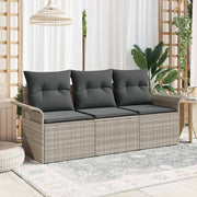 Set sofe s jastukom 3 pcs Siva poliratan