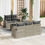 Sjedeća garnitura za vrt Svjetlosiva 55 x 55 x 37 cm poliratan