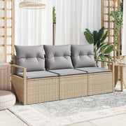 Set sofe 3 pcs Bež poliratan