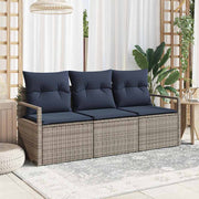 Set sofe 3 pcs Siva poliratan