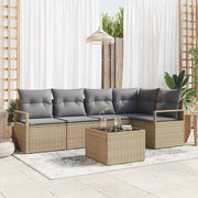 Set sofe 6 pcs Bež poliratan